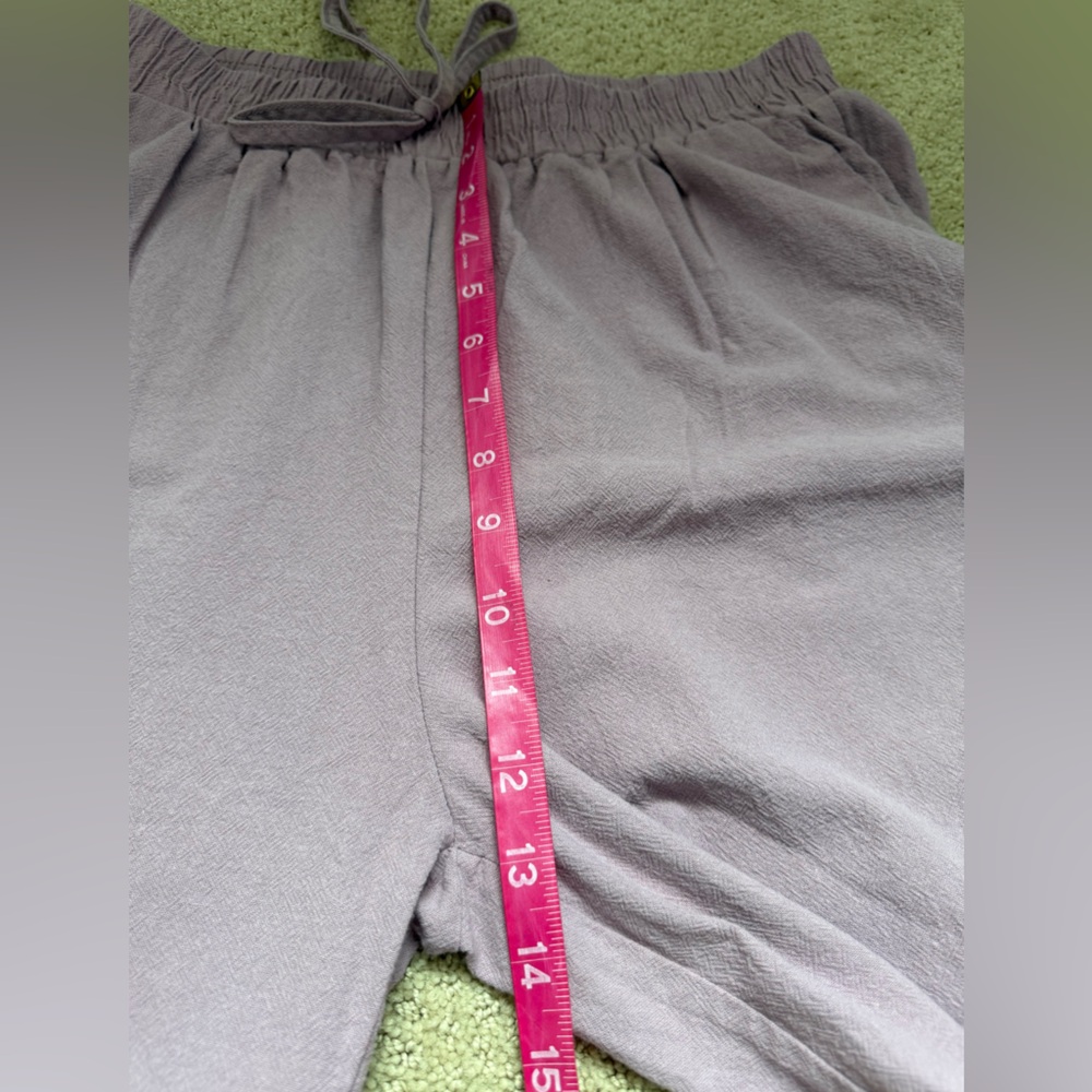 SHEIN Mauve Textured Pants - Picture 5 of 9